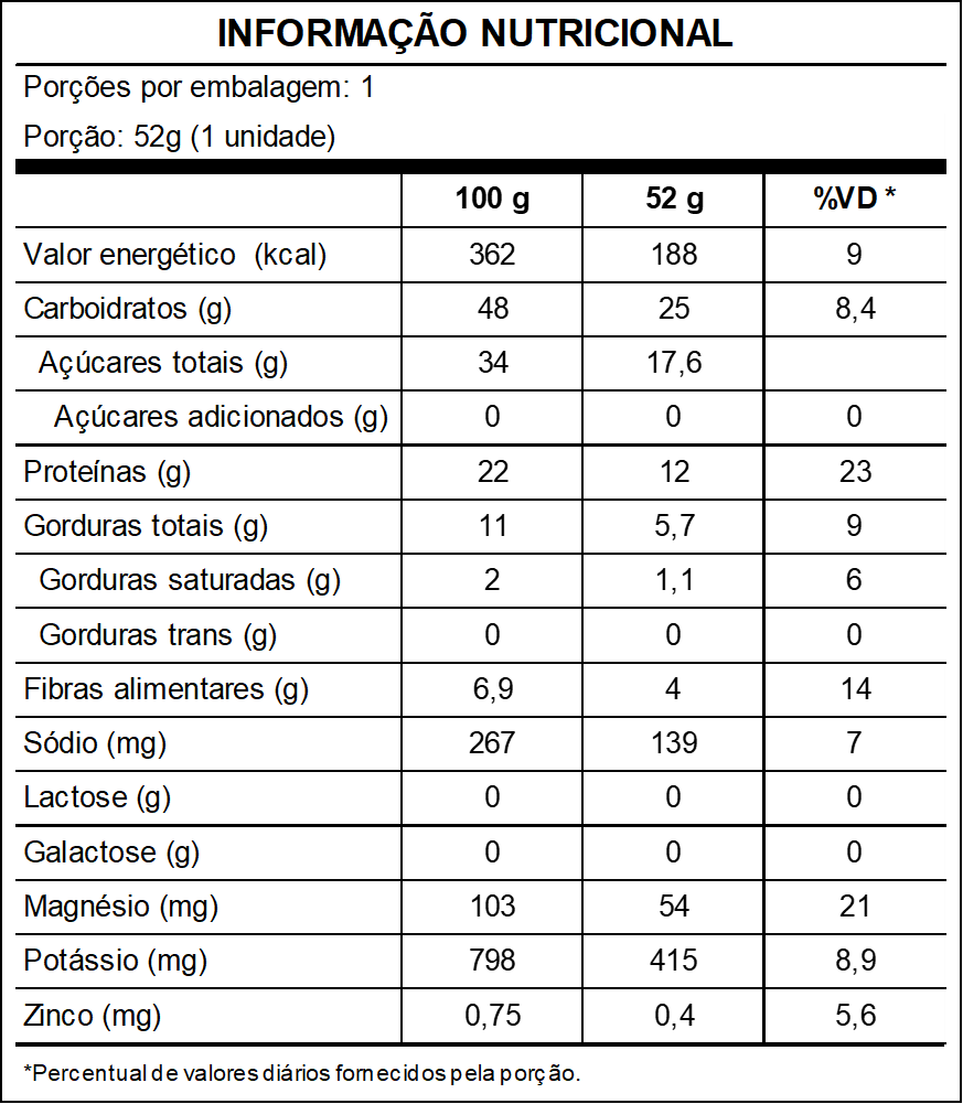 tabela nutricional barra amendoas flyhy